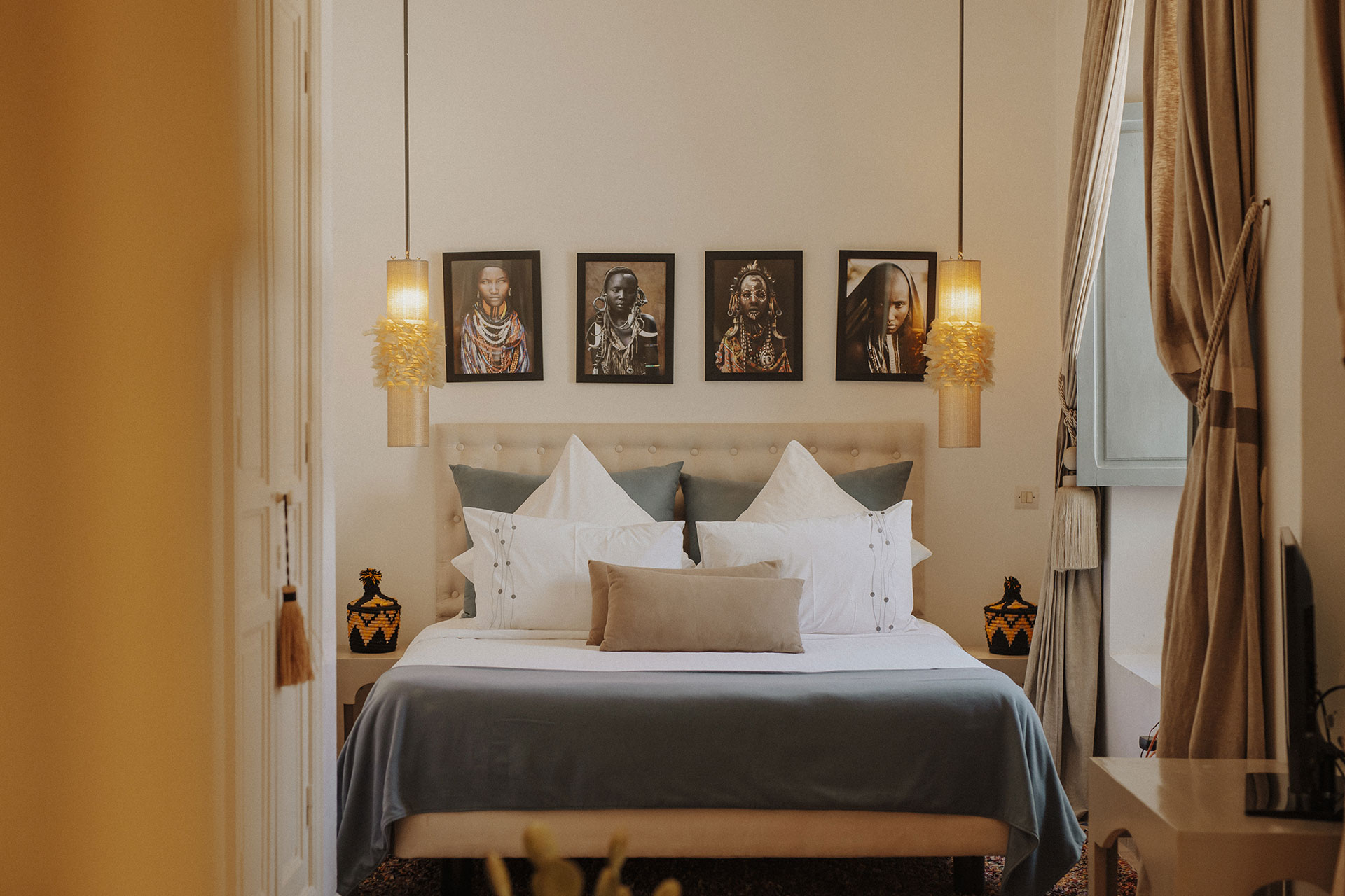 L'intérieur de cette villa à Marrakech comporte la chambre du prince.